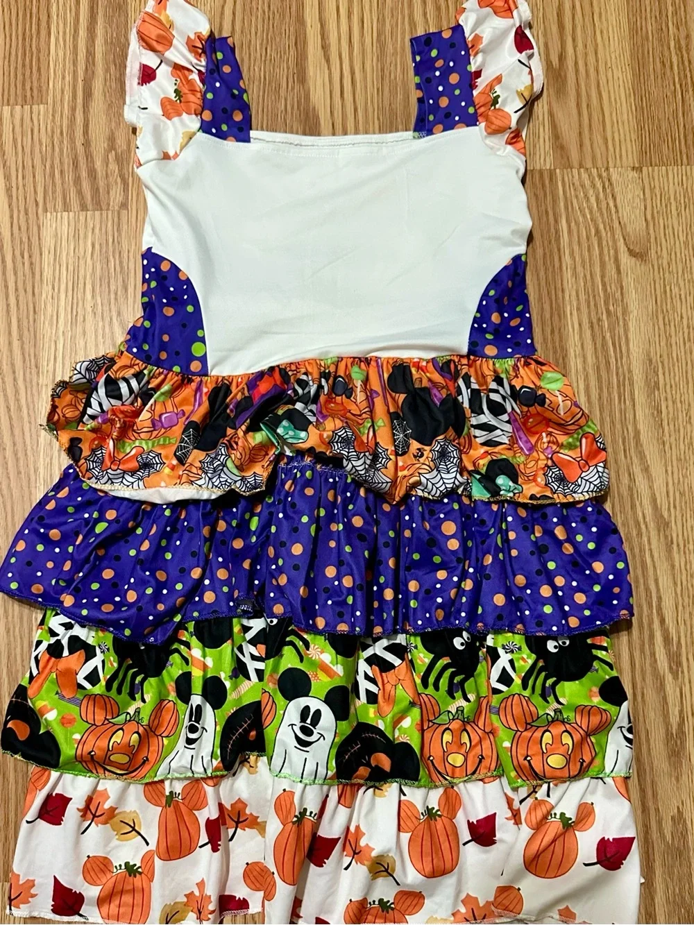 Halloween Mickey Boo Ruffle Dress